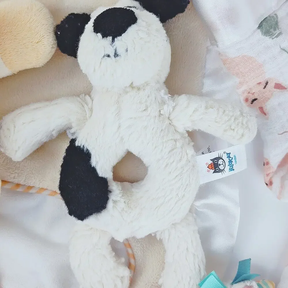 Baby Toy Bundle Soft Plush Rattles & Lovey Set